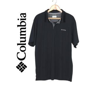 Columbia Omni-Wick Black Polo Size XL